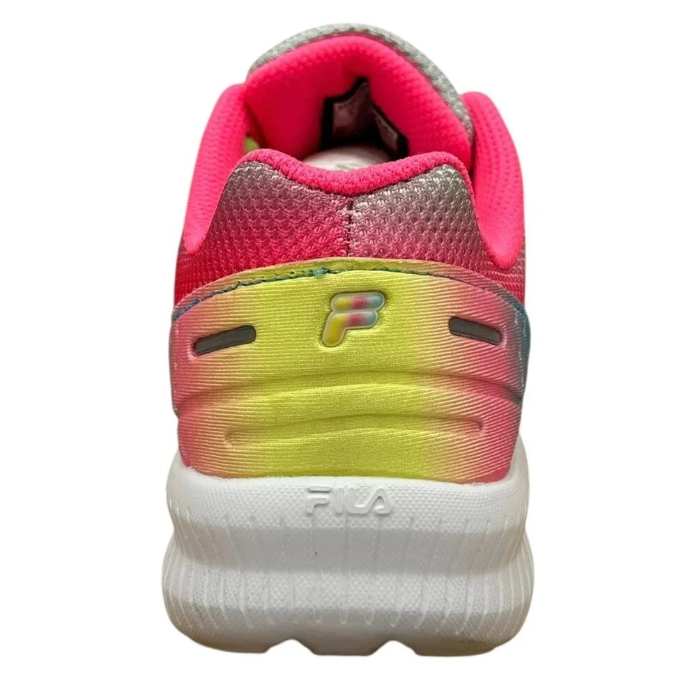 Fila‎ Youth Girl's Athletic Sneakers Size 5 Gray-Multicolor Lightweight Comfort